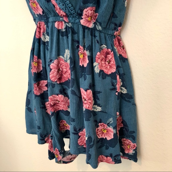 🪴3x$20 SALE Short Romper Blue/Pink Floral XS - Picture 5 of 8
